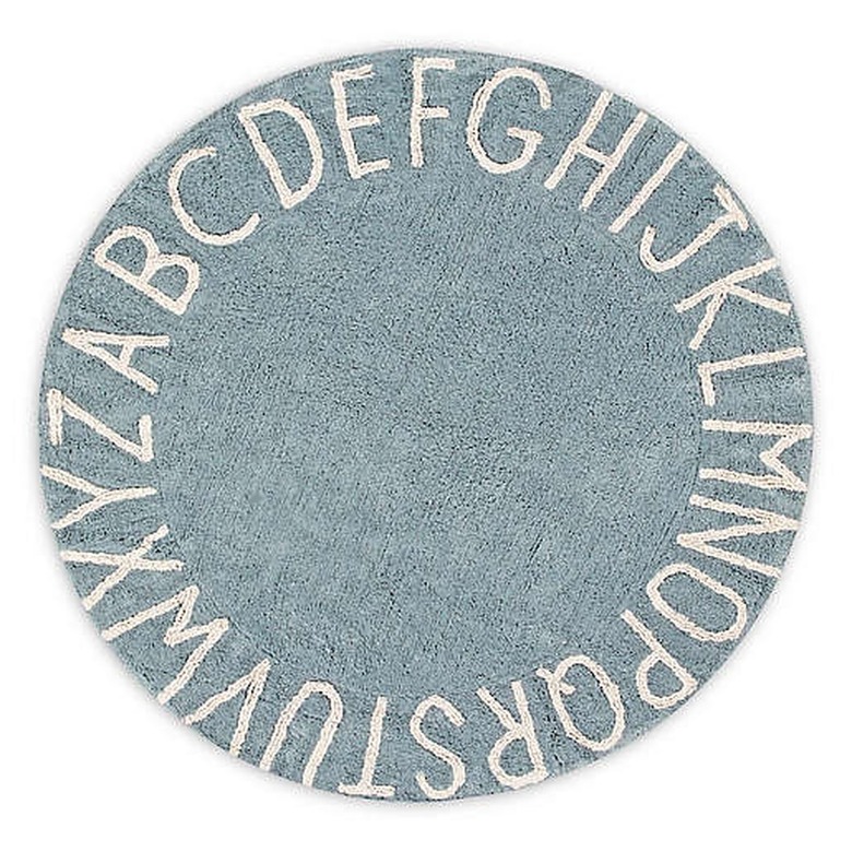 Lorena Canals Vintage ABC 5' Round Rug For Kids' Room
