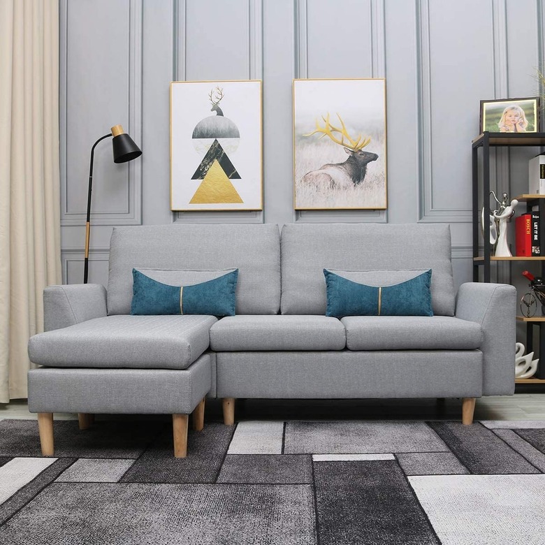 gray sectional