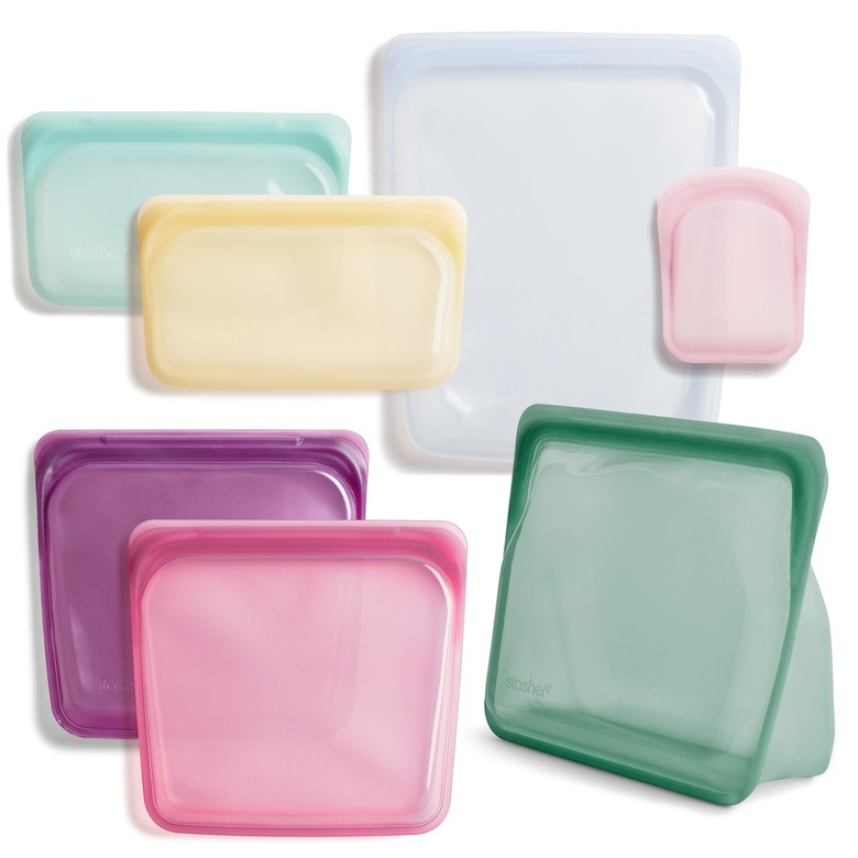 Stasher Reusable Silicone Bag Starter Kit