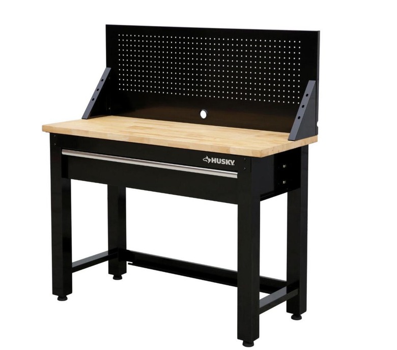 Husky Solid Wood Workbench