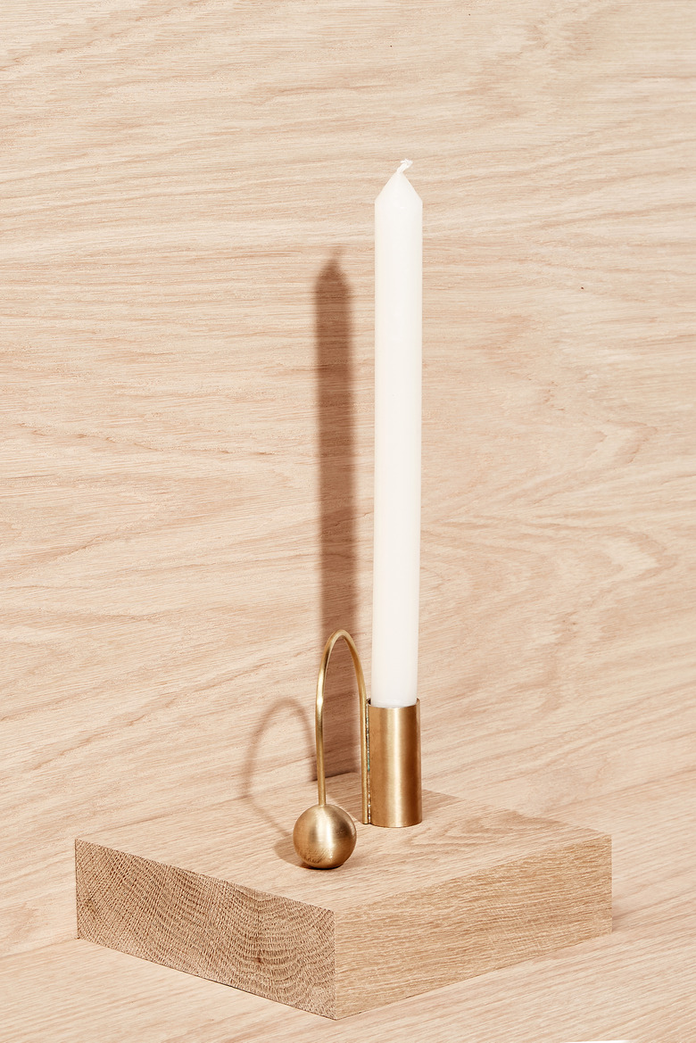 brass candle holder
