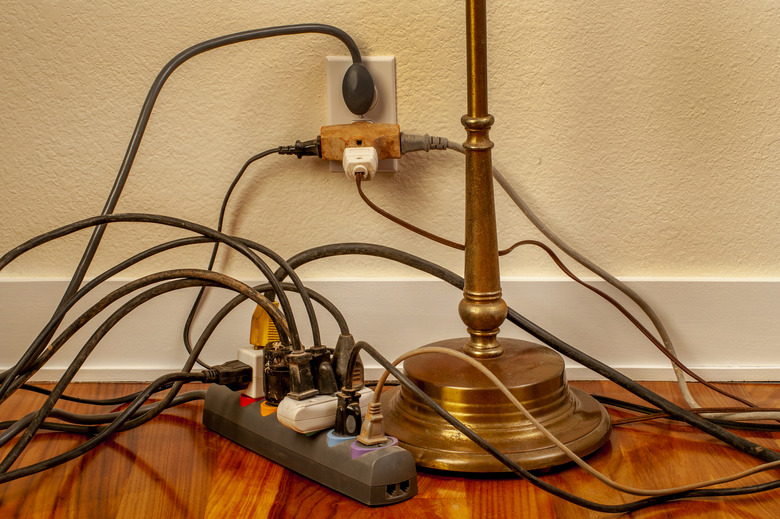 Overloaded Electrical Circuit.