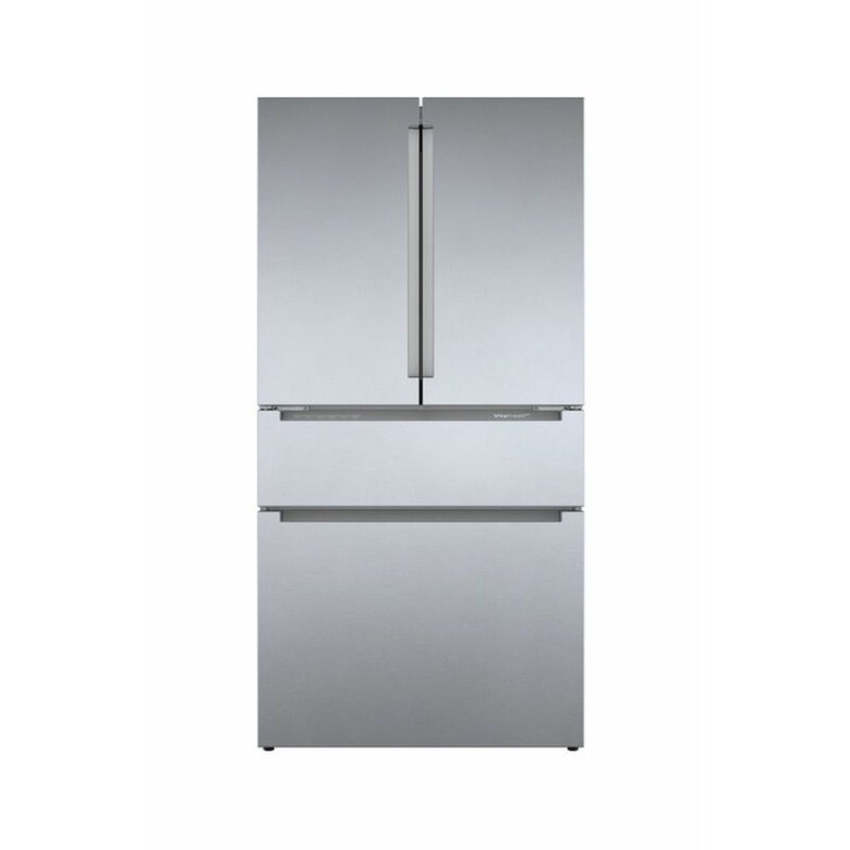 Bosch 800 Series 21 Cubic Feet Smart Energy Star Counter Depth French Door Refrigerator with FlexBar