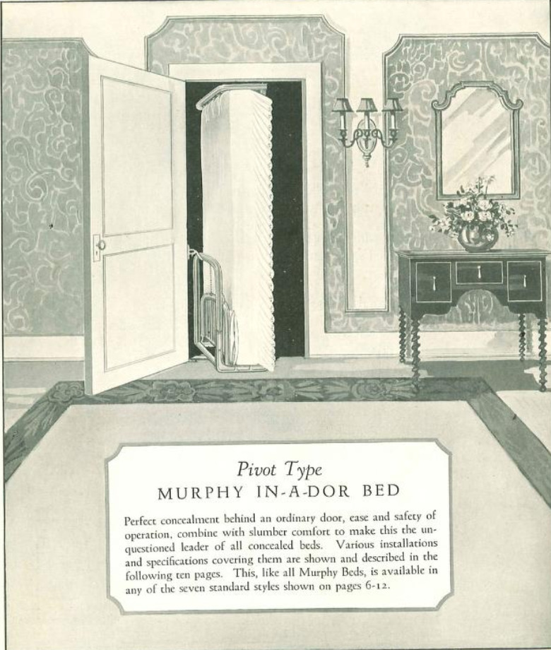 Image from a Murphy Bed Door Company promotional catalog