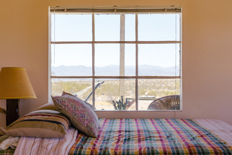 The view from the bed at Sonora.