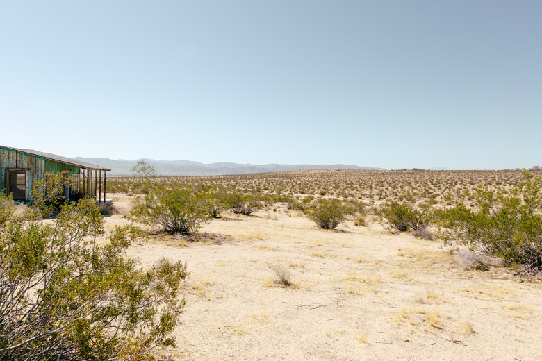 The expansive view looking towards Joshua Tree National Park.