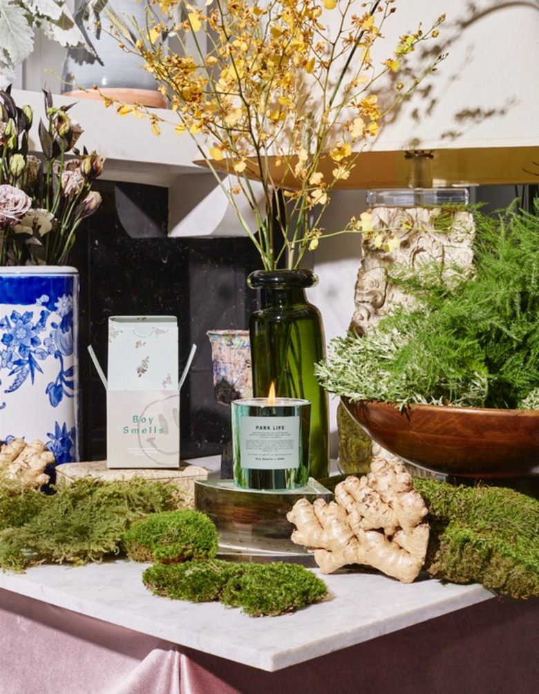 boy smells park life