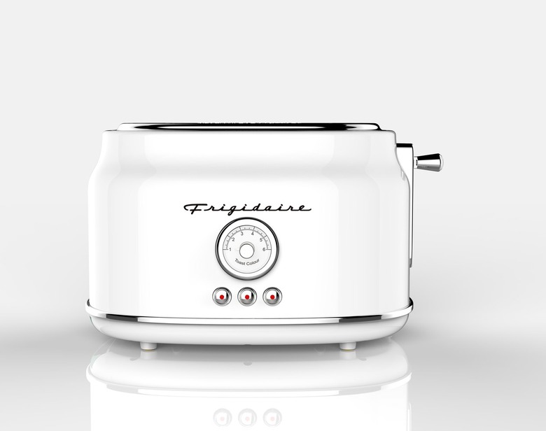 White retro toaster
