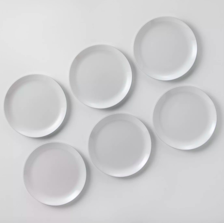 Made by Design Glass Dinnerplates set of six