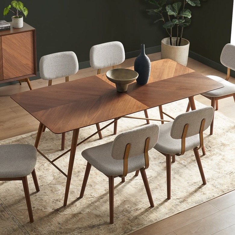 wooden dining table