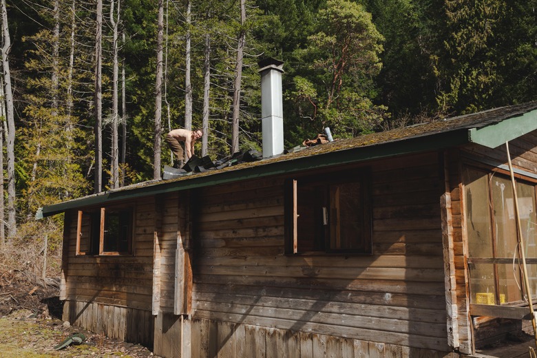 Small windows and rooms were opened up during the renovation.