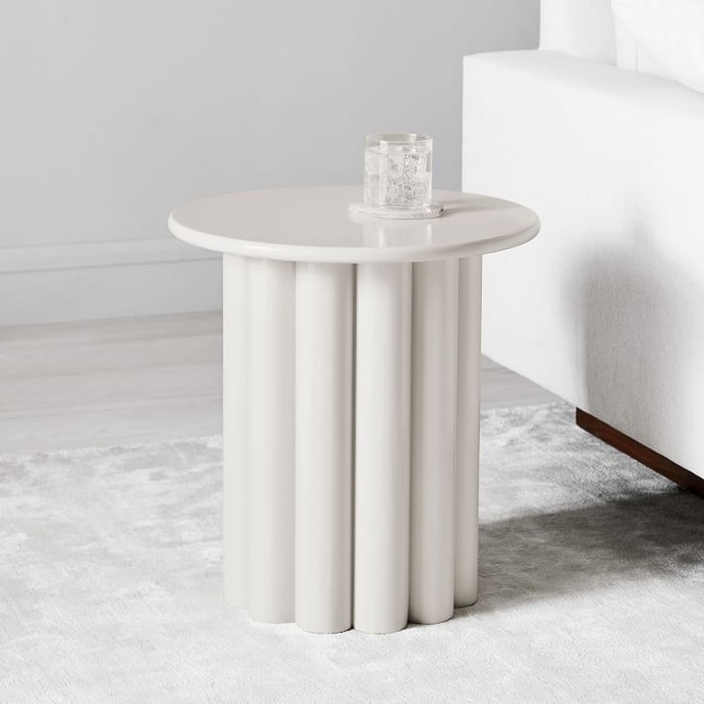 West Elm Hera Side Table - Semi Circle