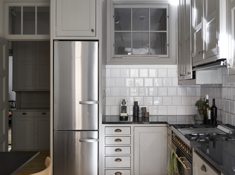 scandinavian kitchen gray kitchen