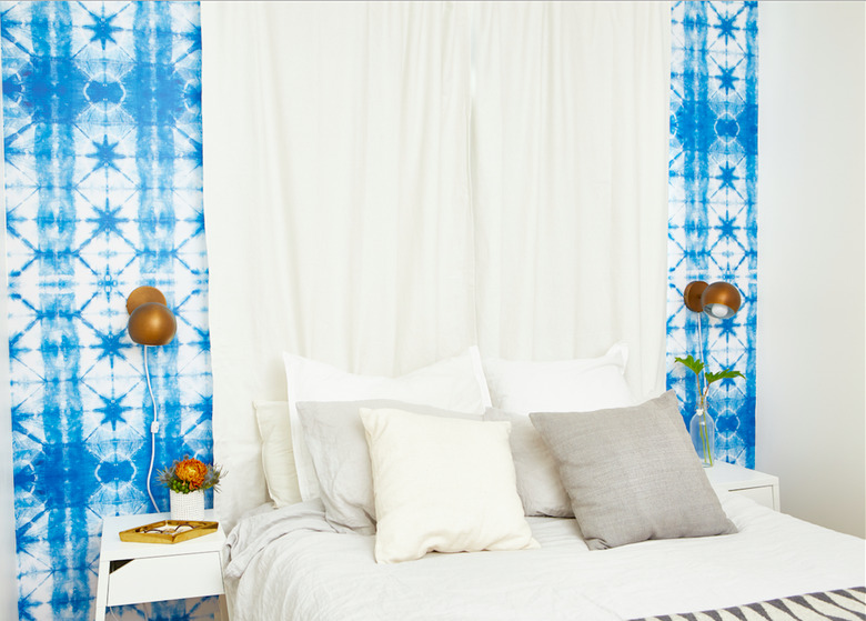 Chasing Paper Indigo Tie Dye Wallpaper 2' X 4' Sheet