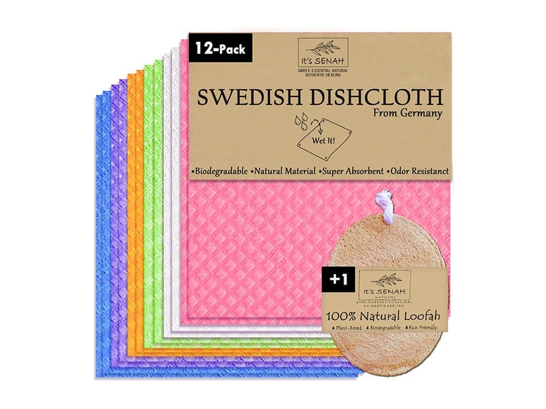 Senah Store 100% Natural Biodegradable Swedish Dishcloths
