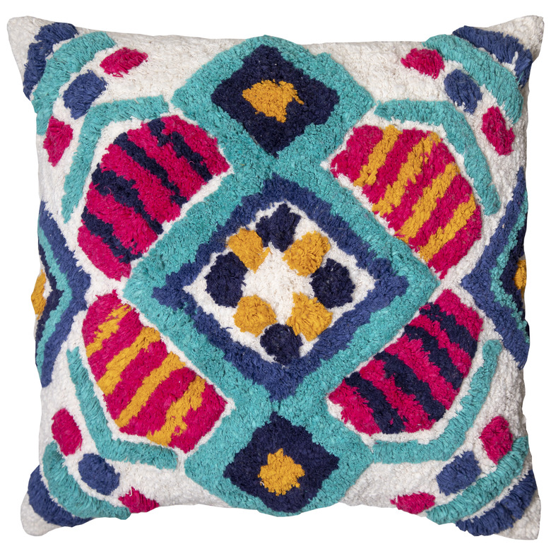 Better Homes & Gardens Lima Print Tufted Decorative Throw Pillow