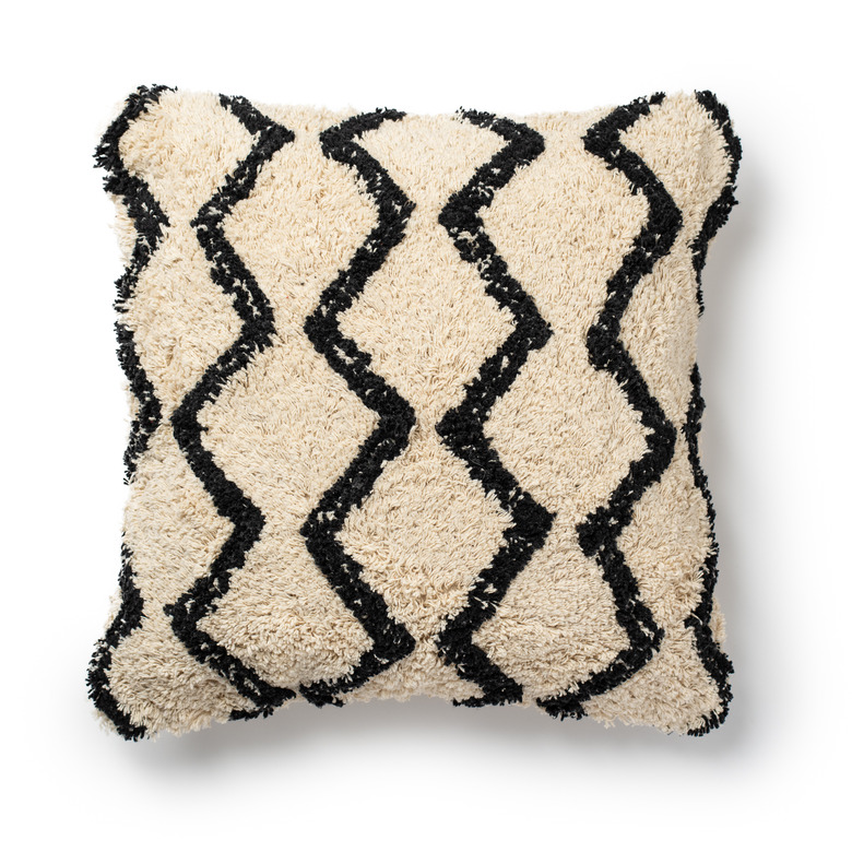 Better Homes & Gardens Abstract Diamond Shag Throw Pillow