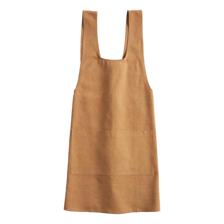 World Market Golden Yellow Washed Cotton Smock
