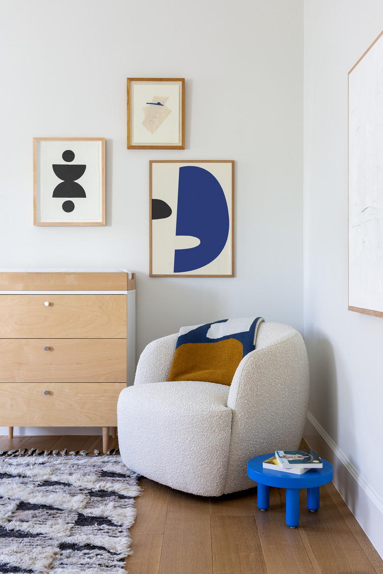 half bedroom half nursery