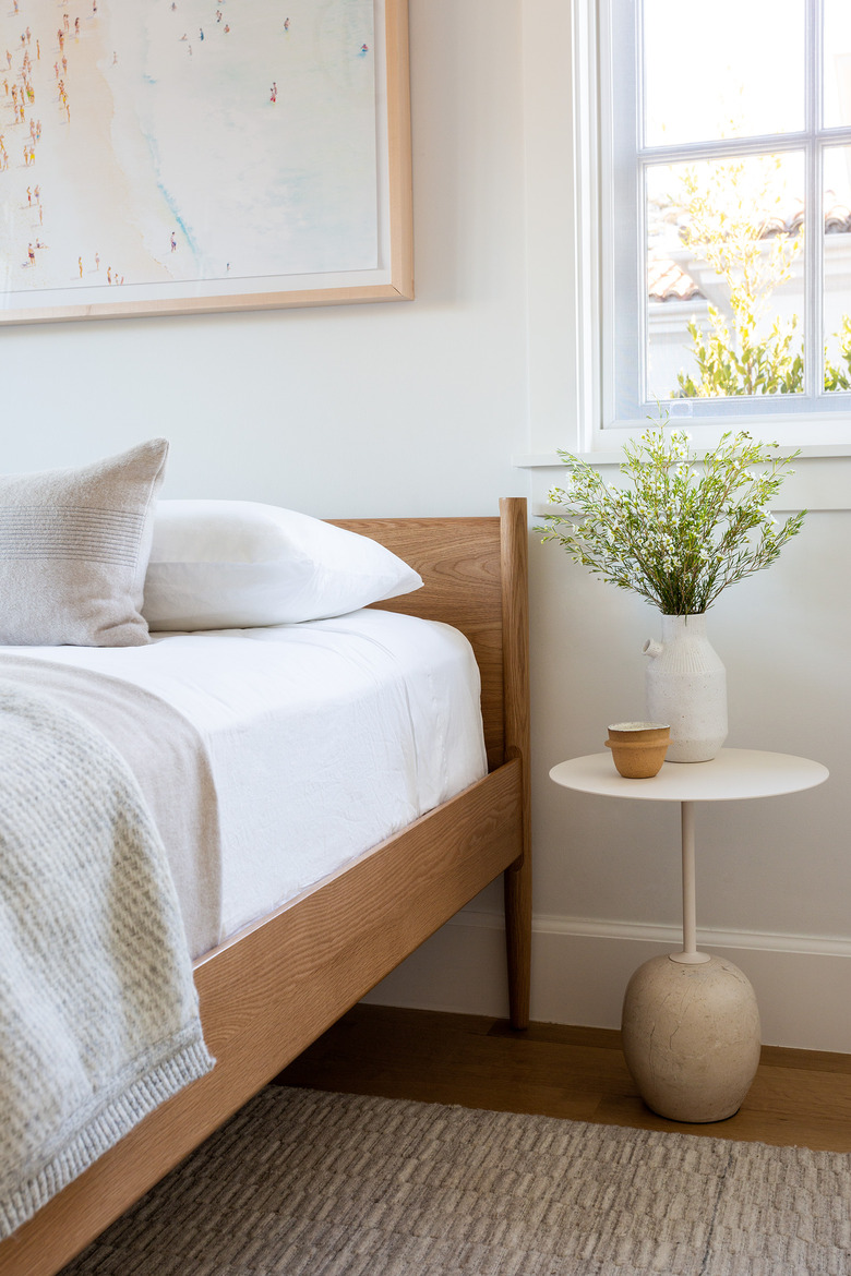 minimalistic nursery guest room combo