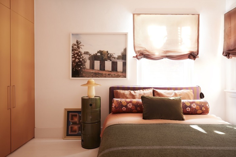 The primary bedroom.