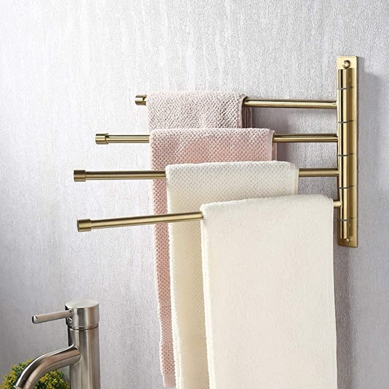 KES Swivel towel rack