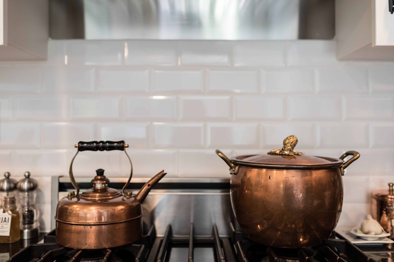 Coppers pot and kettle