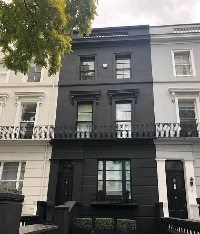 All black brownstone