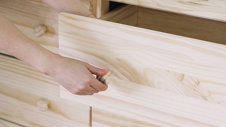 IKEA wood dresser drawer