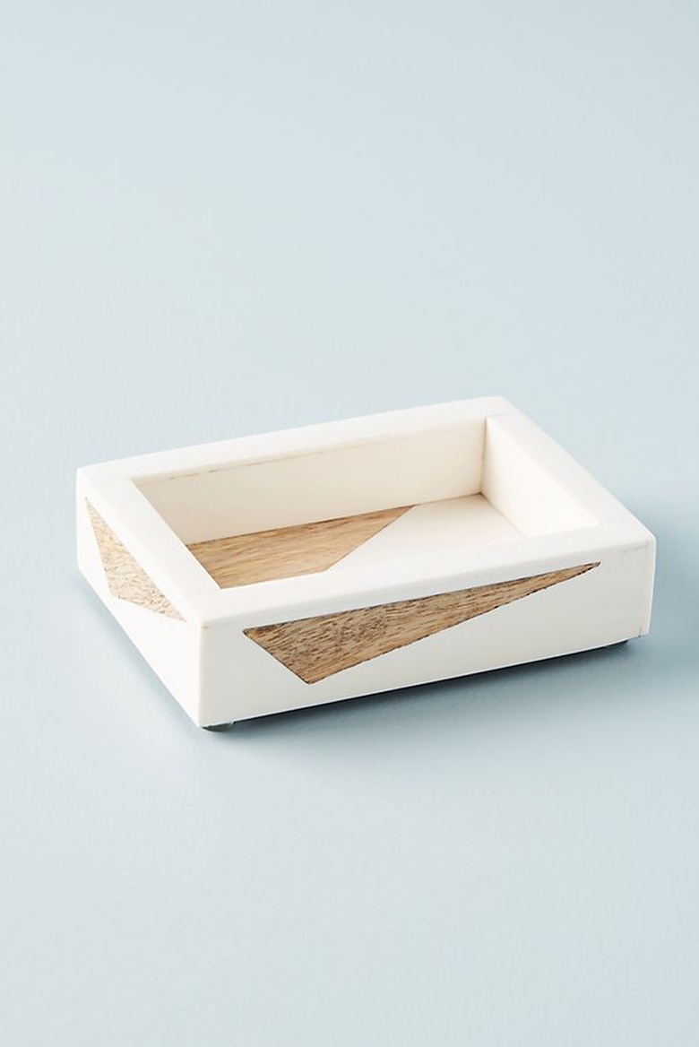 decorative accent soap dish