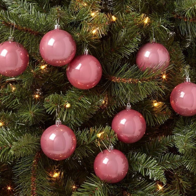 pink ornaments