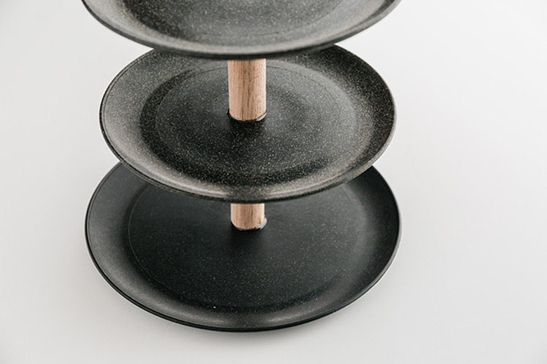 Finish assembling the treat stand.