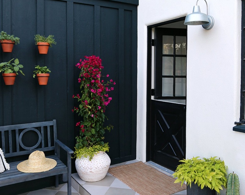 Black dutch door