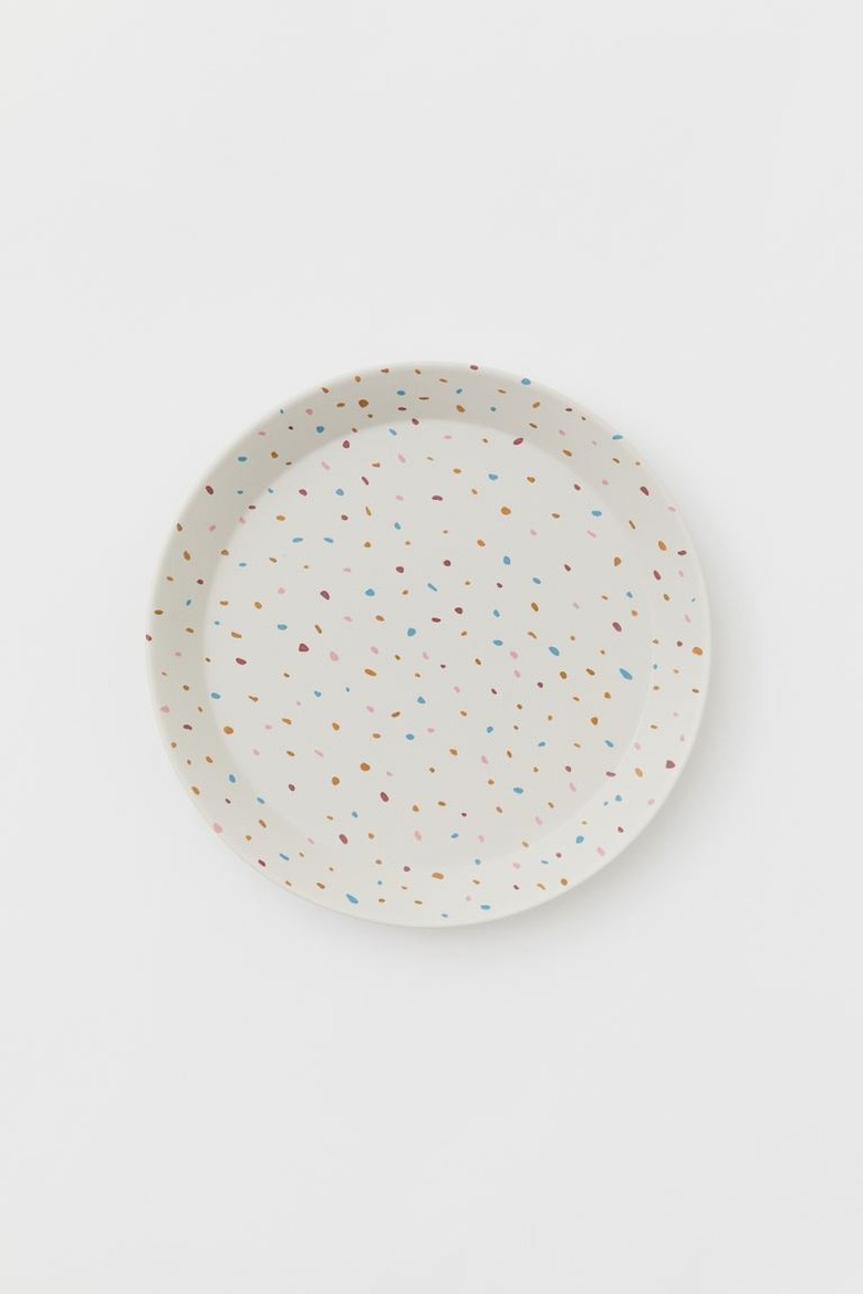 Colorful Dotted Plate