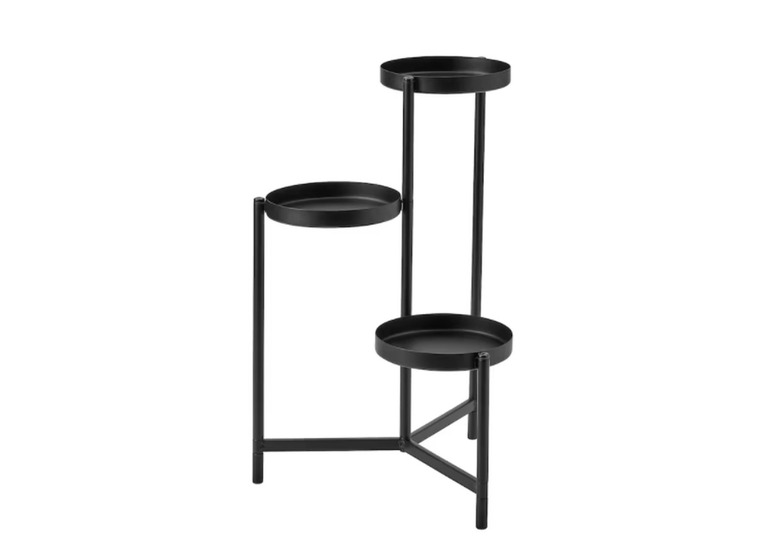 black plant stand