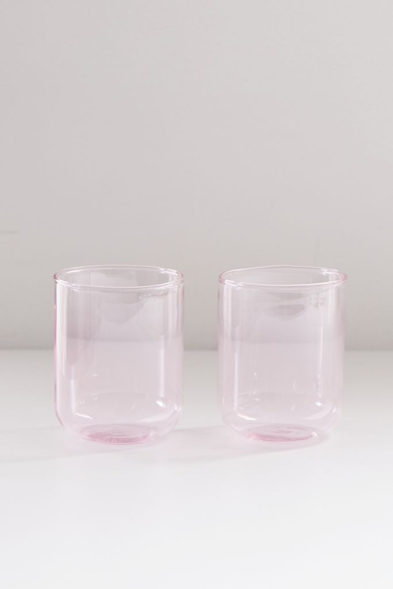 two tumbler cups
