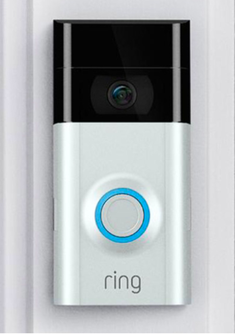 Wireless doorbell with camera.
