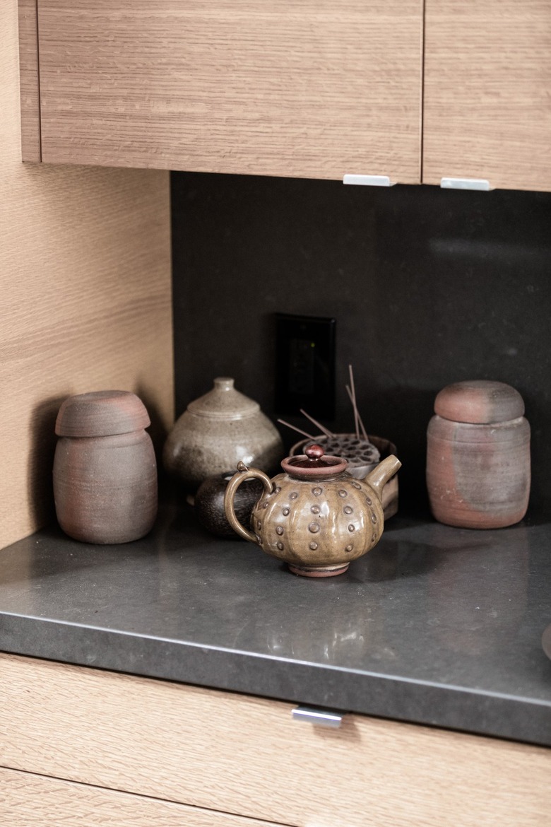 extra kitchen storage ideas - pottery and ceramics