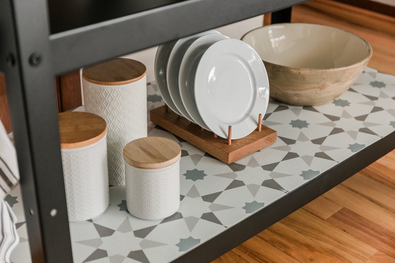 extra kitchen storage ideas - work bench hack