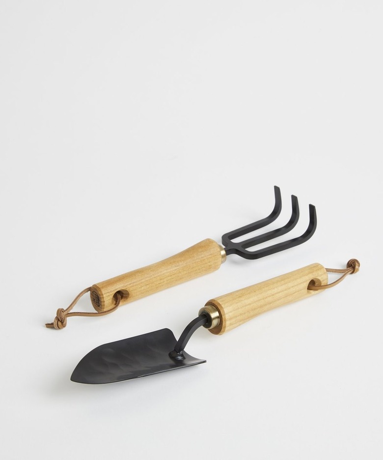 two gardening tools