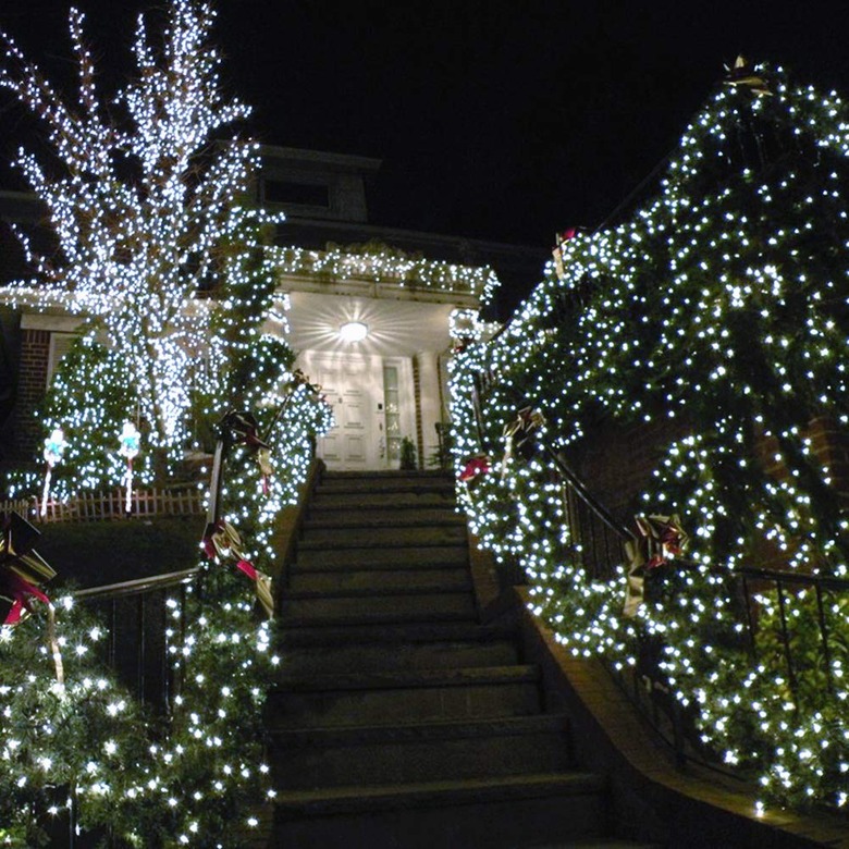 house with christmas lights on exterior