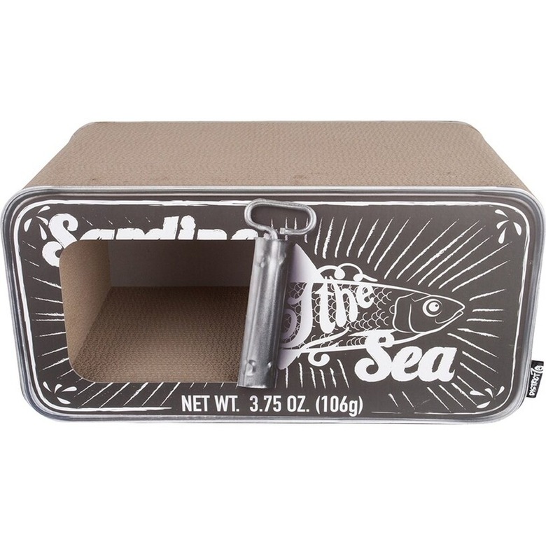 District 70 Sardine Cardboard Cat Scratcher Toy