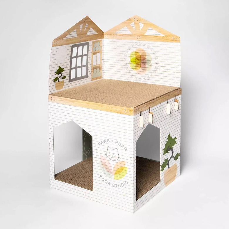 Boots & Barkley Yoga Studio House Cat Scratcher