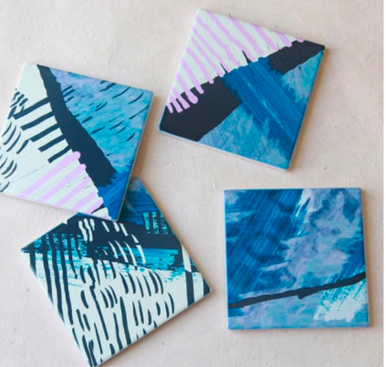 colorful coasters