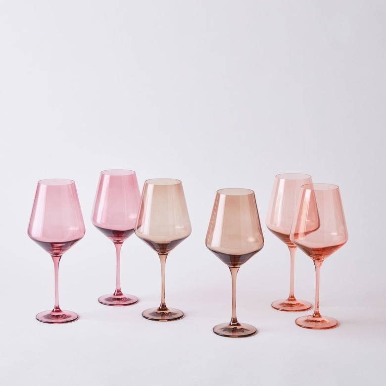 Colorful wine glasses