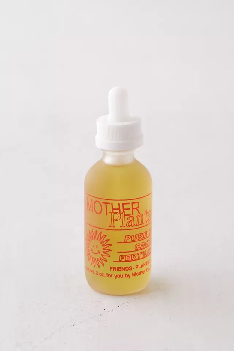 bottle of plant fertilizer