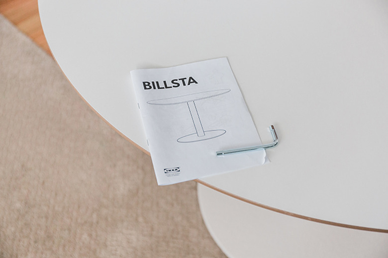 Assemble your IKEA BILLSTA Table.