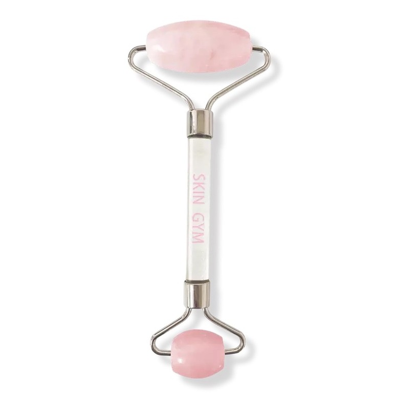 rose quartz face roller