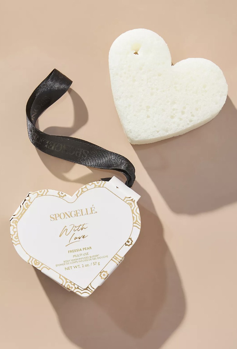 floral heart body buffer body wash set