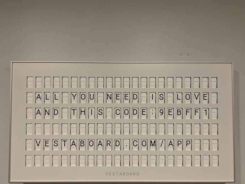 vestaboard code setup